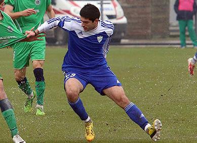 Simeon Hristov scored a beauty; photo: Makedonski Sport